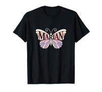 Papillon Marian - Art personnalisé avec nom Mignon T-Shirt