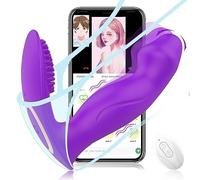 Papillon Mini Stimulateur avec APP Télécommande Vibrateur Bullet Œuf vibrant vaginal Télécommande pour la stimulation du point G e Silicone souple de qualité supérieure 10 modes de vibration