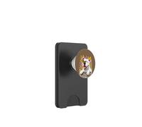 Papillon monarque, Chien Blanc et Fleurs indigènes PopSockets PopWallet pour MagSafe