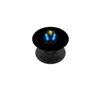 Papillon Morpho Bleu forêt Tropicale pour Amoureux des Insectes PopSockets PopGrip Adhésif