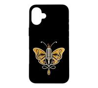 Papillon Musical avec Microphone pour chanteurs et Musiciens Coque pour iPhone 16 Plus
