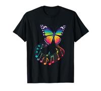 Papillon Notes de musique Papillons Lépidoptériste Musicien T-Shirt