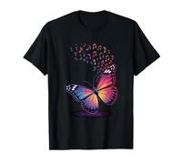 Papillon Notes de musique Papillons Lépidoptériste Musicien T-Shirt