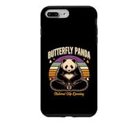 Papillon Panda Pose de Yoga Ouverture de Hanche Naturelle Coque pour iPhone 7 Plus/8 Plus