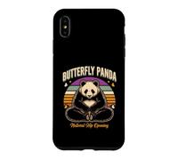 Papillon Panda Pose de Yoga Ouverture de Hanche Naturelle Coque pour iPhone XS Max