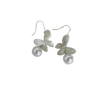 Papillon Perle Boucles D'oreilles Exquis et Niche Design Sens Glistening Papillon Boucles D'oreilles Bijoux Cadeaux pour Les Femmes