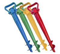 PAPILLON Piquet perforateur en ABS pour parasol de plage 42 cm, couleurs assorties Cranberry 8042645