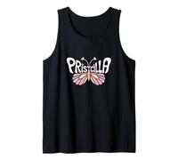 Papillon Priscilla - Art personnalisé avec nom Mignon Débardeur