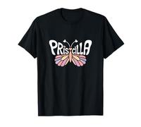 Papillon Priscilla - Art personnalisé avec nom Mignon T-Shirt