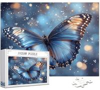 Papillon Puzzle 4000 Pièces Adultes, 5D DIY Puzzle Cristal Couleur Puzzles, Jigsaw Jeu éducatif effrayant, Ddifficile pour Adultes avec Emballage Cadeau for Decoration Chambre Murale, Cadeau, Model399