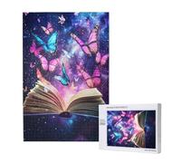Papillon Puzzle Rêve 1500 Pièces Adultes, DIY Puzzles Classiques Art avec Boîte d'emballage et Photos de Référence, Relaxation/Soulagement du Stress/Jeux Amusants, Creatif Cadeau pour Femme M-1337
