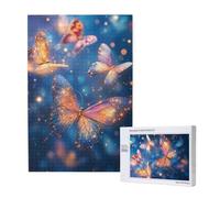 Papillon Puzzle Rêve 5000 Pièces Adultes, DIY Puzzles Classiques Art avec Boîte d'emballage et Photos de Référence, Relaxation/Soulagement du Stress/Jeux Amusants, Creatif Cadeau pour Femme M-1815