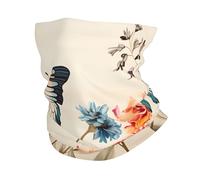 Papillon Rétro Fleur Fleur Printemps Cache-Cou 26X30Cm Anti-Solaire Headwrap Anti-UV Bande De Cheveux pour Adulte Moto Extérieur