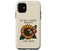 Papillon rétro The Only Orange Monarch I Care About Coque pour iPhone 11