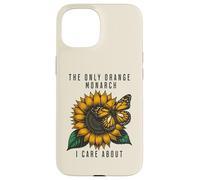 Papillon rétro The Only Orange Monarch I Care About Coque pour iPhone 15