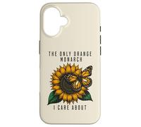Papillon rétro The Only Orange Monarch I Care About Coque pour iPhone 16