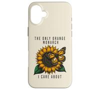 Papillon rétro The Only Orange Monarch I Care About Coque pour iPhone 16 Plus