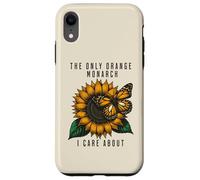 Papillon rétro The Only Orange Monarch I Care About Coque pour iPhone XR
