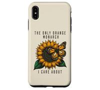 Papillon rétro The Only Orange Monarch I Care About Coque pour iPhone XS Max