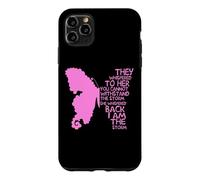 Papillon Rose « They Whispered to Her You Cant Withstand » Coque pour iPhone 11 Pro Max