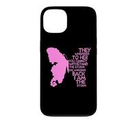 Papillon Rose « They Whispered to Her You Cant Withstand » Coque pour iPhone 13