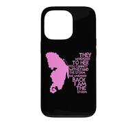 Papillon Rose « They Whispered to Her You Cant Withstand » Coque pour iPhone 13 Pro