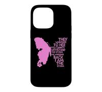Papillon Rose « They Whispered to Her You Cant Withstand » Coque pour iPhone 14 Pro Max