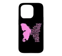 Papillon Rose « They Whispered to Her You Cant Withstand » Coque pour iPhone 15 Pro