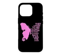 Papillon Rose « They Whispered to Her You Cant Withstand » Coque pour iPhone 16 Pro