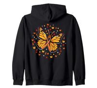 Papillon Ruban Orange de Sensibilisation au Mois de la leucémie au Cancer Sweat à Capuche