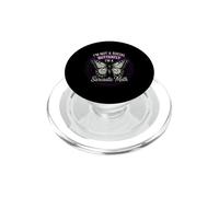 Papillon Sarcastique drôle et Non Social PopSockets PopGrip pour MagSafe
