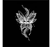 Papillon serpent bras et cuisse autocollant de tatouage à base de plantes lavable non réfléchissant semi-permanent, résistant au frottement et ne s'effacera pas, faux tatouages
