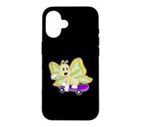 Papillon Skater Skateboard Sport Coque pour iPhone 16
