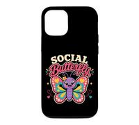 Papillon Social Mignon Filles heureuses amicales Spark Forever Fun Coque pour iPhone 12/12 Pro