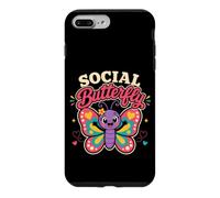 Papillon Social Mignon Filles heureuses amicales Spark Forever Fun Coque pour iPhone 7 Plus/8 Plus