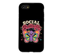 Papillon Social Mignon Filles heureuses amicales Spark Forever Fun Coque pour iPhone SE (2020) / 7/8