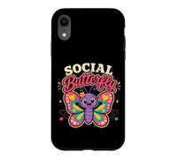 Papillon Social Mignon Filles heureuses amicales Spark Forever Fun Coque pour iPhone XR