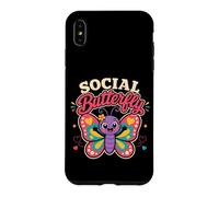 Papillon Social Mignon Filles heureuses amicales Spark Forever Fun Coque pour iPhone XS Max