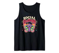Papillon Social Mignon Filles heureuses amicales Spark Forever Fun Débardeur