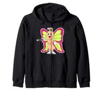 Papillon Sorcier Baguette Magique Sweat à Capuche