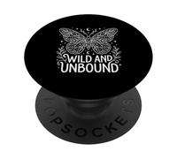 Papillon Sorcière Nature Esthétique Sauvage et Non Relié PopSockets PopGrip Adhésif
