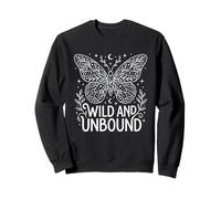 Papillon Sorcière Nature Esthétique Sauvage et Non Relié Sweatshirt