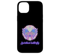 Papillon Spirituel Corps Energie Zen Namaste Yoga Méditation Coque pour iPhone 14 Plus