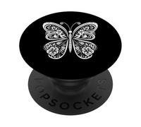 Papillon Tatouage Tribal Ethnique PopSockets PopGrip Adhésif