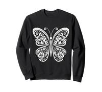 Papillon Tatouage Tribal Ethnique Sweatshirt