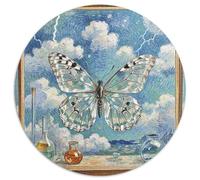 Papillon taxidermiste 1000 Pièces Puzzle Fantastique Magique Puzzles Circulaires pour Adultes Et Enfants Classiques Jeux De Défi Uniques Qualité Supérieure 1000pcs (67.5x67.5cm)