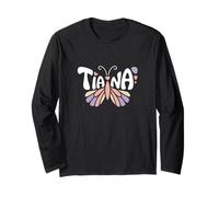 Papillon Tiana - Art personnalisé avec nom Mignon Manche Longue