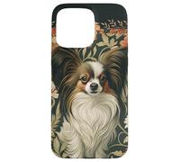 Papillon Tricolore Vintage Style William Morris Coque pour iPhone 15 Pro Max