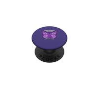 Papillon Violet pour Sensibilisation au Cancer du pancréas PopSockets PopGrip Adhésif
