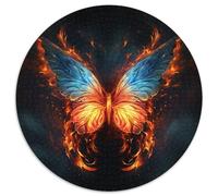 papillon1000 Pièces Puzzles pour Adultes Et Enfants Le paysagePuzzle Circulaire, Jeu D'Intelligence, Art, DécoRation, Cadeau, Difficile, Impossible1000pcs (67.5x67.5cm)